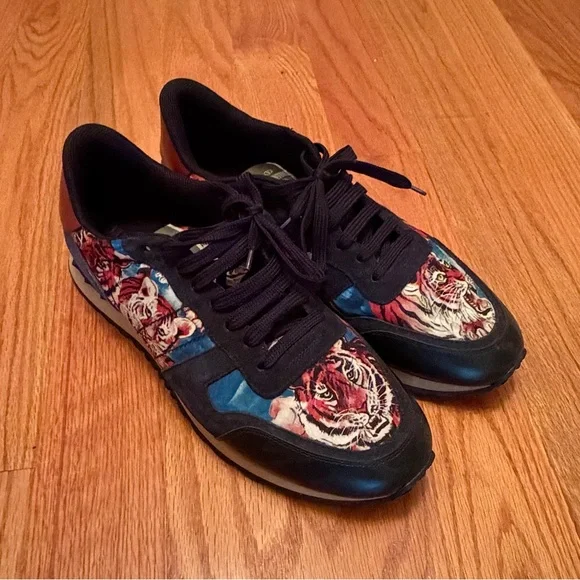 Valentino Rockrunner Tiger Sneakers - Picture 1 of 5